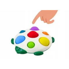 EDUKACYJNY ŻÓŁW SENSORYCZNY POP IT DLA MALUSZKÓW 6M+