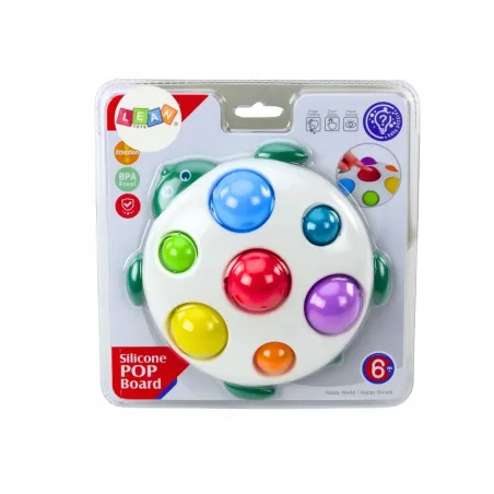 Edukacyjny Żółw Sensoryczny Pop It Dla Maluszków 6M+