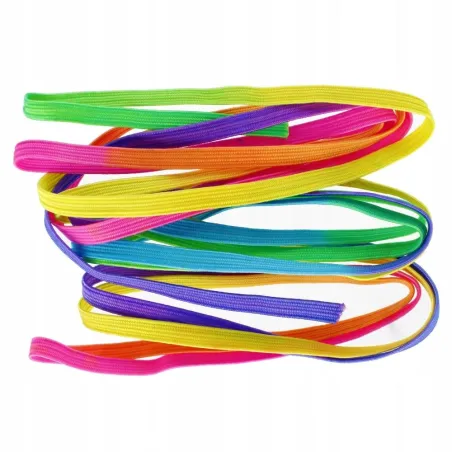 TĘCZOWA GUMA DO SKAKANIA 300 CM DLA DZIECI 3+