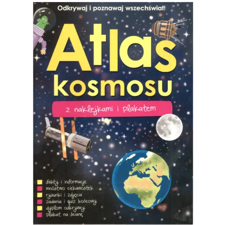 Atlas Kosmosu Z Naklejkami I Plakatem