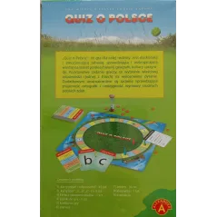 QUIZ O POLSCE EDUKACYJNA GRA PLANSZOWA ALEXANDER 10+