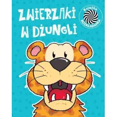 ZWIERZAKI W DŻUNGLI KSIĄŻKA ROZKŁADANKA
