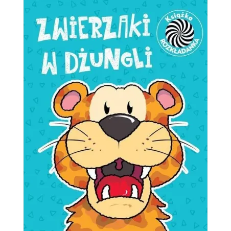 ZWIERZAKI W DŻUNGLI KSIĄŻKA ROZKŁADANKA