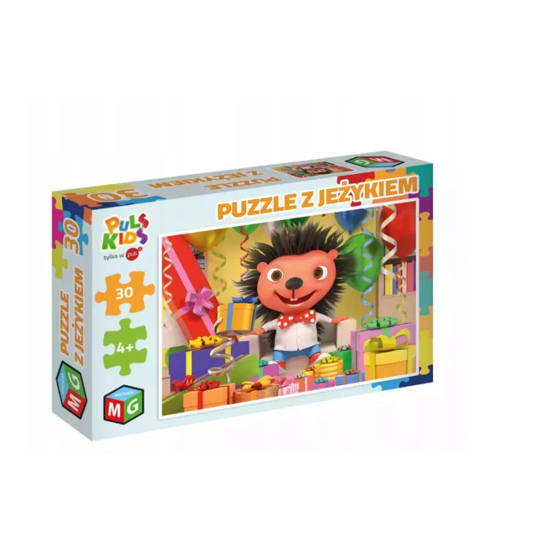 PUZZLE Z JEŻYKIEM URODZINY 30 ELEMENTÓW MULTIGRA 4+