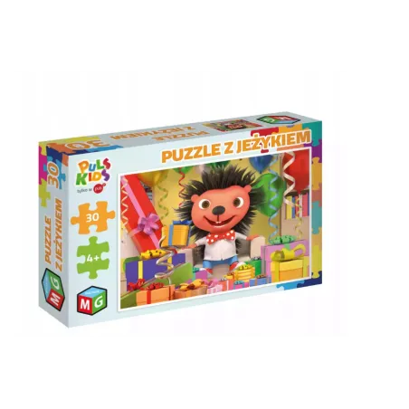Puzzle Z Jeżykiem Urodziny 30 Elementów Multigra 4+