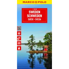SZWECJA MAPA 1:900 000 MARCO POLO