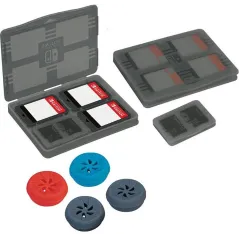 BIG BEN NINTENDO SWITCH GAME TRAVELER VALUE PACK 2 NAKŁADKI NA ANALOGI + ETUI NA GRY