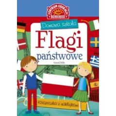Flagi państwowe domowa szkoła  naklejki Anna Uhlik