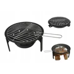 GRILL TURYSTYCZNY WĘGLOWY KEMPINGOWY KOMPAKTOWY PALENISKO 2W1+ TORBA