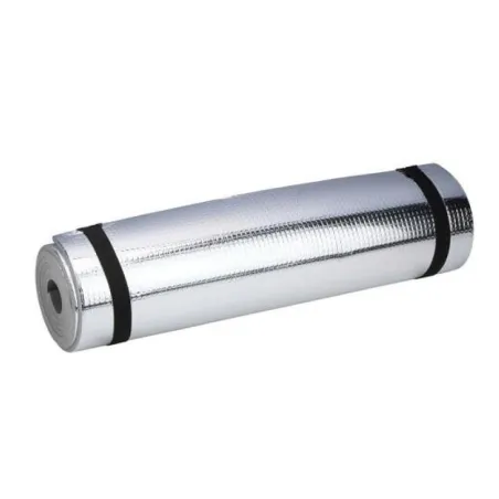 MATA TURYSTYCZNA KARIMATA CAMP ACTIVE 180X50 CM Z FOLIĄ ALU DO NAMIOTU SZARA