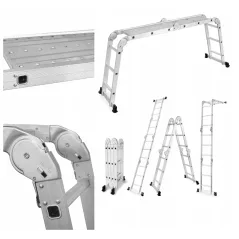 DRABINA WIELOFUNKCYJNA SKŁADANA DRABEST 4X3 STOPNIE + PODEST WYSOKOŚĆ ROBOCZA DO 4,39 M