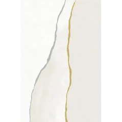 NOWOCZESNY DYWAN GLAMOUR CREATION 80 X 300 CM KREMOWY