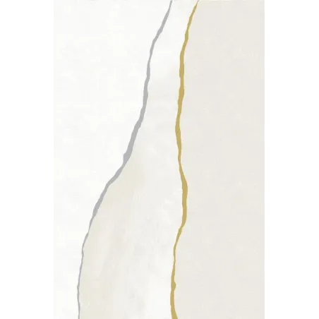 Nowoczesny Dywan Glamour Creation 80 X 300 Cm Kremowy