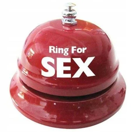 Metalowy Dzwonek Na Seks Ring For Sex Czerwony Gadżet Dla Par