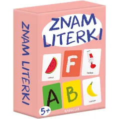 ZNAM LITERKI MINI GRA EDUKACYJNA – KARTY DO NAUKI ALFABETU DLA DZIECI 5+