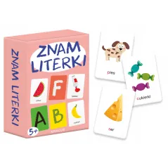 Znam Literki Mini Gra Edukacyjna – Karty Do Nauki Alfabetu Dla Dzieci 5+