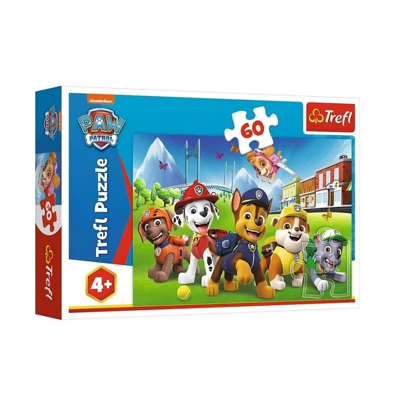 PSI PATROL NA POLANIE PUZZLE 60 ELEMENTÓW TREFL 4+