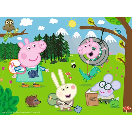 Świnka Peppa Leśna Wyprawa Puzzle 30 Elementów 3+