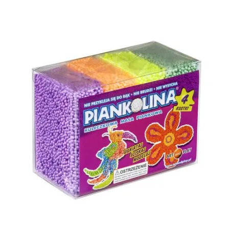 Piankolina Kreatywna 4 Kostki Masa Plastyczna Dla Dzieci 3+