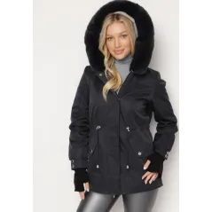 KURTKA PARKA Z FUTERKOWYM OBSZYCIEM S'WEST ROZMIAR XXL