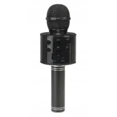 MIKROFON ZABAWKOWY DLA DZIECI CZARNY