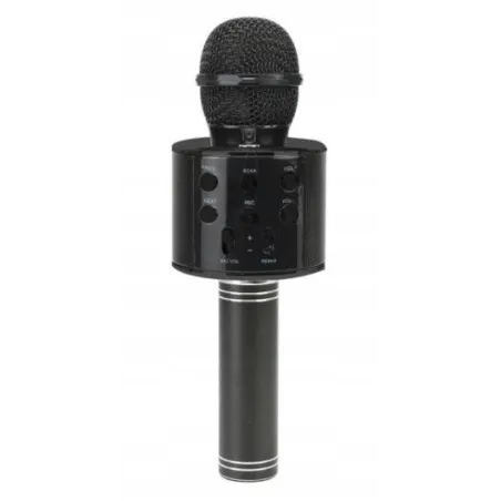 MIKROFON ZABAWKOWY DLA DZIECI CZARNY