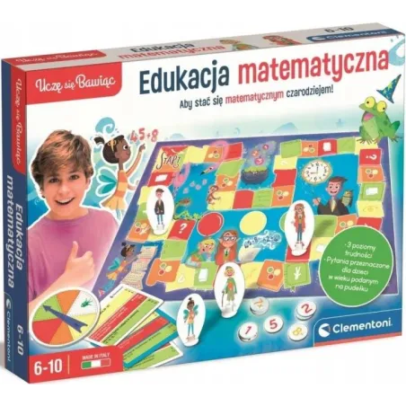 Gra Edukacyjna Matematyka Dla Dzieci 6-10 Lat Clementoni 6+