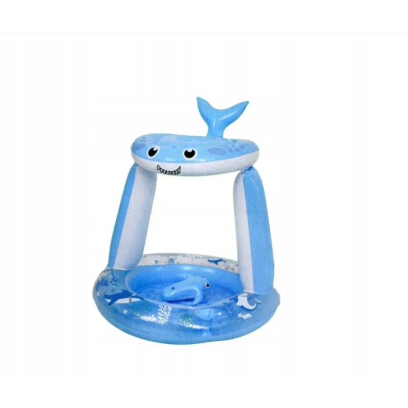 BASEN DMUCHANY DLA DZIECI Z DASZKIEM REKIN 95 CM SUNCLUB