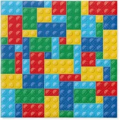 SERWETKI URODZINOWE KLOCKI 33 x 33 CM 20 SZTUK