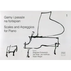 GAMY I PASAŻE NA FORTEPIAN 1 SCALES AND ARPEGGIOS FOR PIANO 1 Zbigniew Drzewiecki, Jan Hoffman, Jan Ekier - PWM