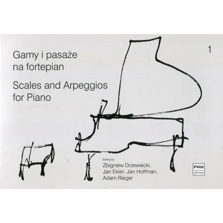 Gamy I Pasaże Na Fortepian 1 Scales And Arpeggios For Piano 1