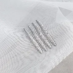 TKANINA FIRANOWA ŻAKARDOWA O NIEREGULARNYM WZORZE WYSOKOŚĆ 170 CM