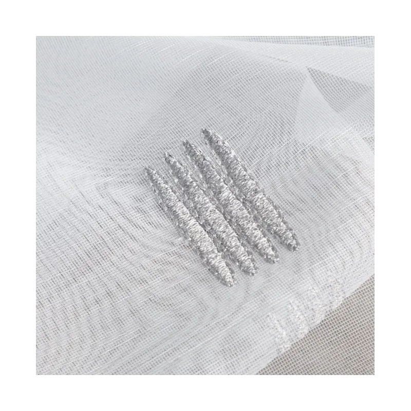 TKANINA FIRANOWA ŻAKARDOWA O NIEREGULARNYM WZORZE WYSOKOŚĆ 170 CM