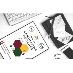 Folia Laminacyjna Do Laminowania A4 75-80 Mic Hexagon 100 Arkuszy