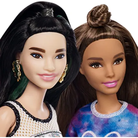 Barbie 4 Lalki Modne Przyjaciółki Fashionistas 3+