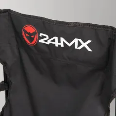 KRZESŁO KEMPINGOWE 24MX SKŁADANE Z UCHWYTEM NA NAPÓJ