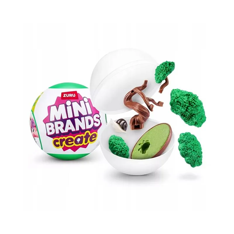 MINI BRANDS CREATE BOTANICAL GARDEN – KAPSUŁKA Z MINI OGRODEM BOTANICZNYM  ZURU 6+