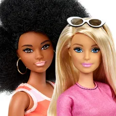 BARBIE 4 LALKI MODNE PRZYJACIÓŁKI FASHIONISTAS - Mattel