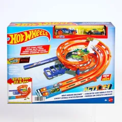 HOT WHEELS ACTION ZAKRĘCONA PĘTLA TOR WYŚCIGOWY + 2 AUTKA MATTEL 4+