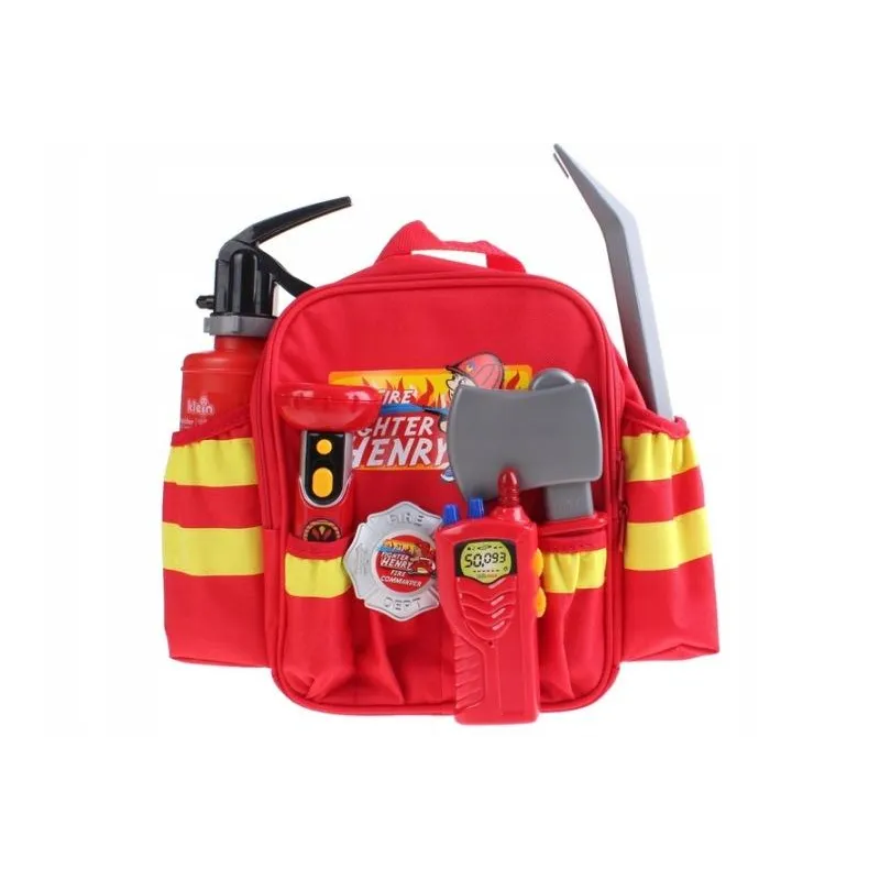 PLECACZEK STRAŻACKI Z AKCESORIAMI KLEIN 3+