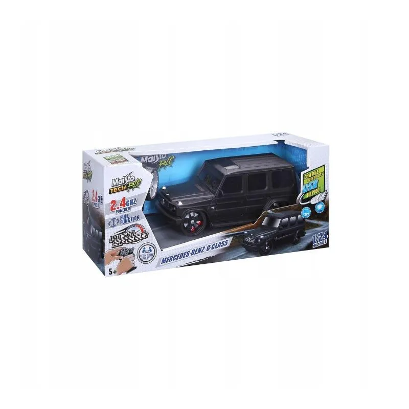 AUTO ZDALNIE STEROWANE MERCEDES G KLASA TECH R/C 1:24 FIOLETOWY MAT MAISTO 5+ AUTO ZDALNIE STEROWANE MERCEDES G KLASA TECH R/C 1:24 FIOLETOWY MAT MAISTO 5+
