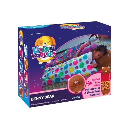 Śpiworek Happy Nappers Benny Brązowy Miś 3+ Śpiworek Happy Nappers Benny Brązowy Miś 3+