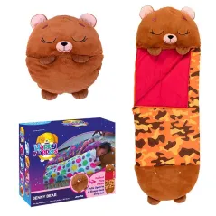 ŚPIWOREK HAPPY NAPPERS BENNY BRĄZOWY MIŚ 3+