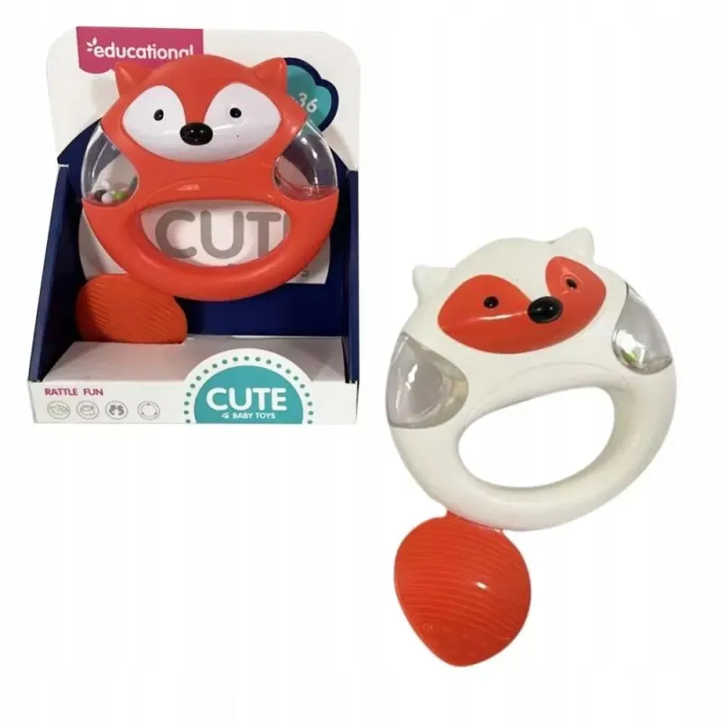 GRZECHOTKA LISEK DLA NIEMOWLĄT ASKATO 6M+ GRZECHOTKA LISEK DLA NIEMOWLĄT ASKATO 6M+