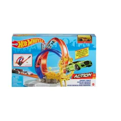 HOT WHEELS TOR PODWÓJNA PĘTLA Z AUTKIEM MATTEL 5+