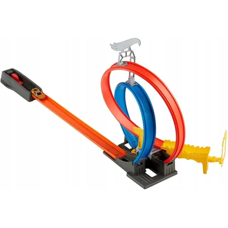 Hot Wheels Tor Podwójna Pętla Z Autkiem Mattel 5+