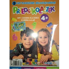 PRZEDSZKOLACZEK. GRY I ZABAWY DLA DZIECI W WIEKU 4-6 LAT + 2 GRY PLANSZOWE DLA CAŁEJ RODZINY II GATUNEK