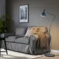 Turkusowa Lampa Podłogowa Z Regulowanym Ramieniem Ikea Arod 170Cm