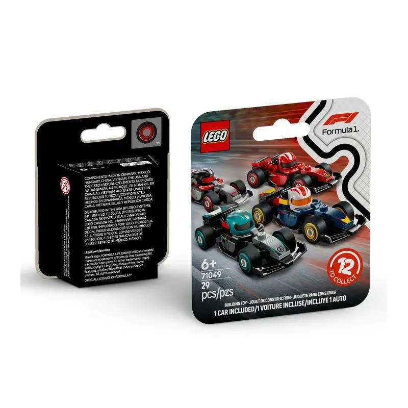 FIGURKA MINIFIGURES KOLEKCJA BOLIDÓW F1 LEGO 71049