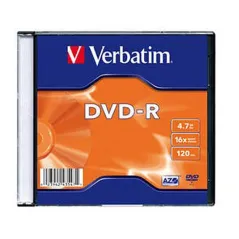 PŁYTA DVD-R VERBATIM 4,7 GB 16X SLIM BOX 1 SZT